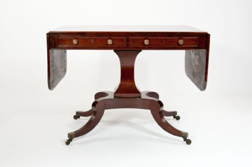 fig 8. Superb Regency Four Drawers Sofa Table