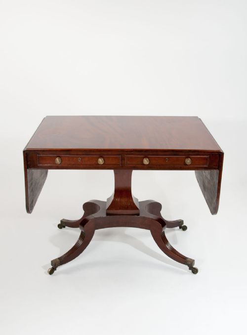 fig 7. Superb Regency Four Drawers Sofa Table