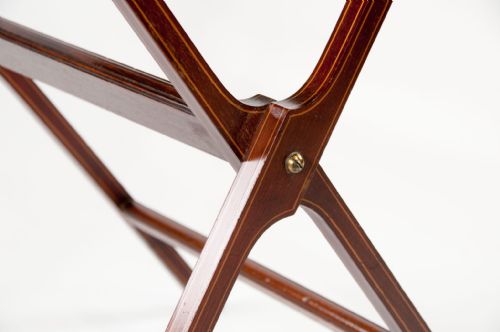fig 5. W Thornhill Edwardian Mahogany Folding Games Table