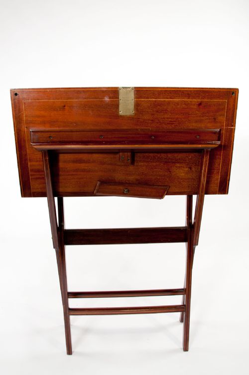 fig 10. W Thornhill Edwardian Mahogany Folding Games Table