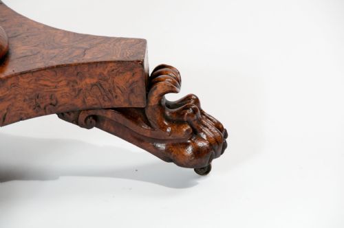 fig 6. A Fine Regency Pollard Oak Teapoy