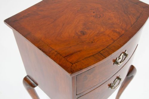 fig 6. Quality Pair of Burr Walnut Bedside Chests
