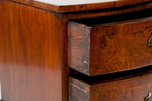 fig 7. Quality Pair of Burr Walnut Bedside Chests