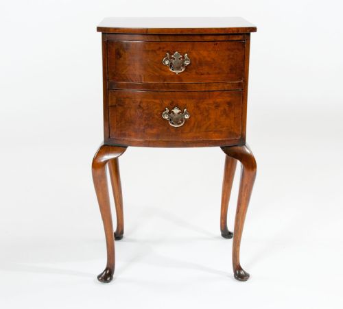 fig 8. Quality Pair of Burr Walnut Bedside Chests