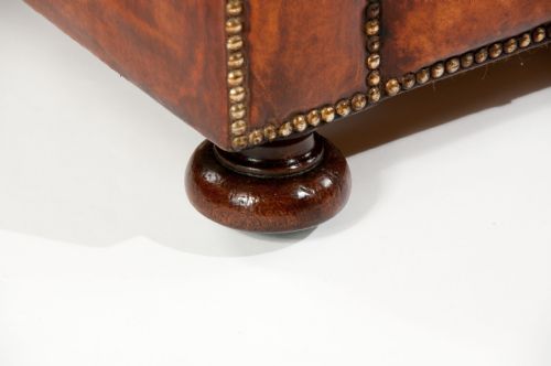 fig 5. Quality Antique Leather Chesterfield Sofa