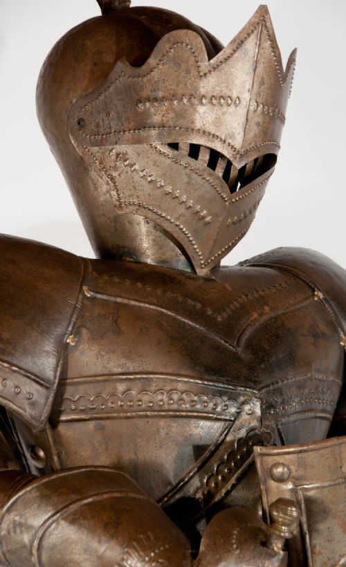 fig 6. Delightful Life-sized Knight In Suit Of Armour