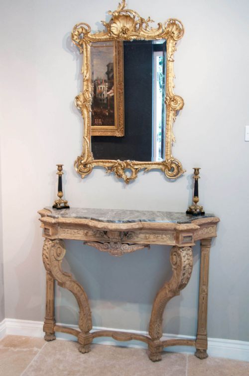 fig 1. Quality Antique 19th Century Console Table