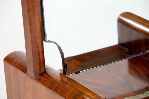 fig 4. Art Deco Walnut Cheval Mirror