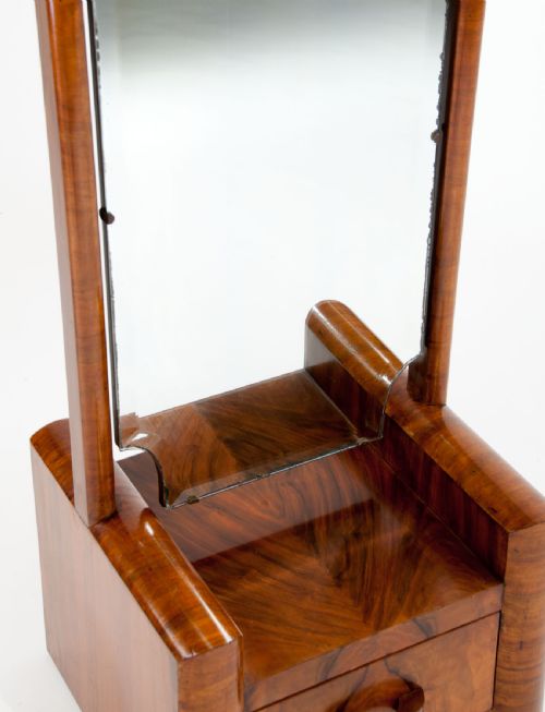 fig 5. Art Deco Walnut Cheval Mirror