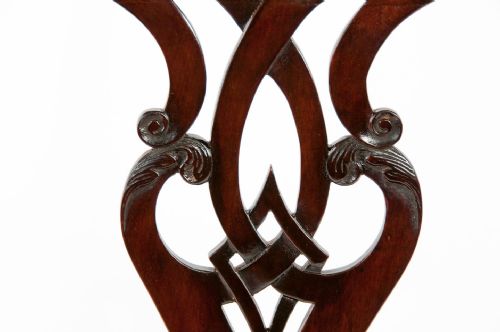 fig 8. Georgian Mahogany Leather Desk Chair