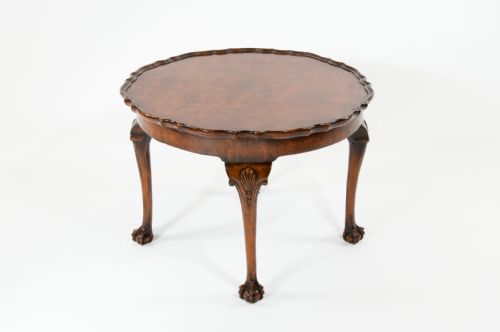 fig 2. Antique Walnut Pie Crust Edge Coffee Table