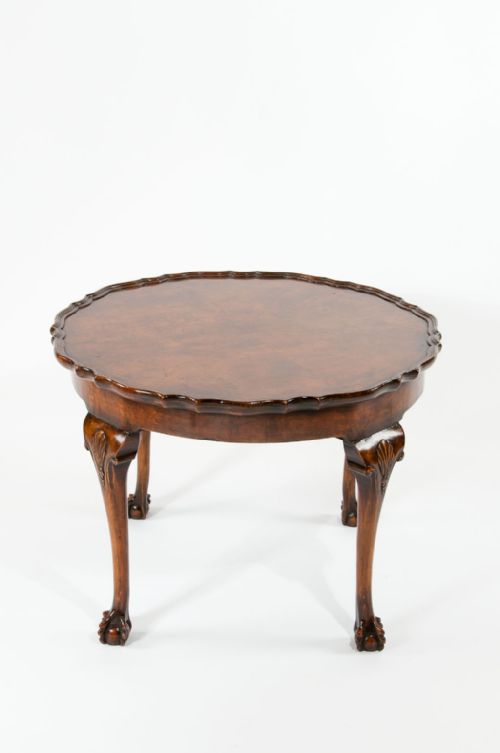 fig 3. Antique Walnut Pie Crust Edge Coffee Table