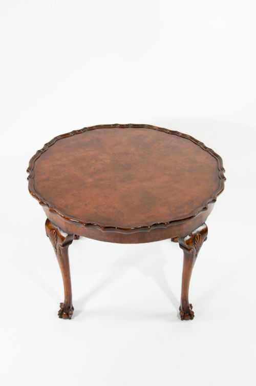 fig 4. Antique Walnut Pie Crust Edge Coffee Table