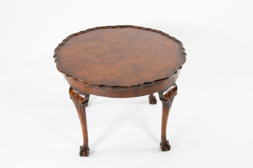 fig 5. Antique Walnut Pie Crust Edge Coffee Table