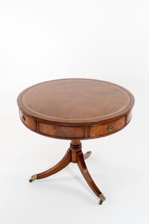 fig 2. Mahogany Revolving Drum Table Four Drawers