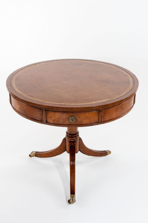 fig 3. Mahogany Revolving Drum Table Four Drawers