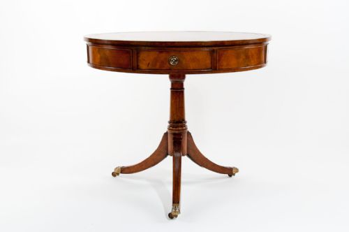 fig 5. Mahogany Revolving Drum Table Four Drawers