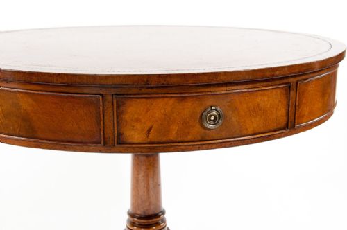 fig 8. Mahogany Revolving Drum Table Four Drawers