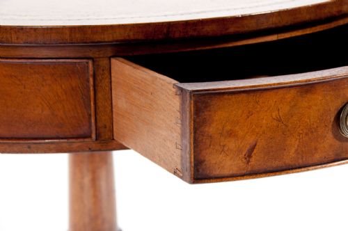 fig 9. Mahogany Revolving Drum Table Four Drawers