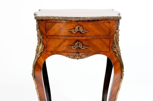 fig 7. Stunning French Kingwood and Ormolu Table