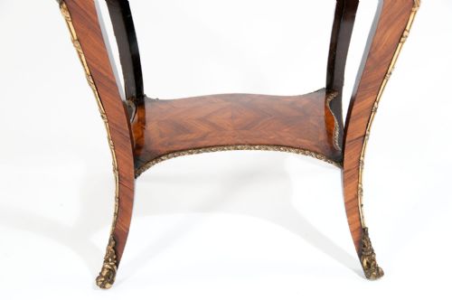fig 8. Stunning French Kingwood and Ormolu Table