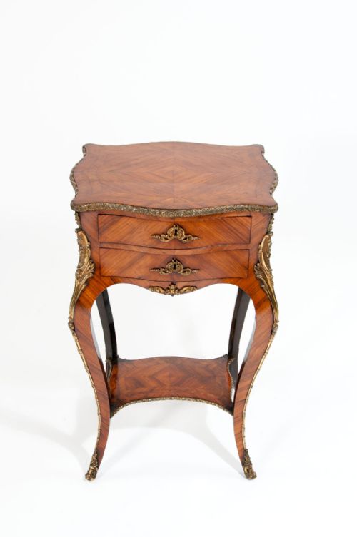 fig 9. Stunning French Kingwood and Ormolu Table