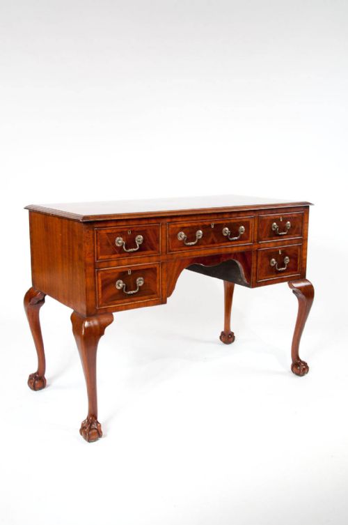 Quality Antique Mahogany Desk Lowboy