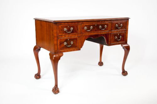 fig 1. Quality Antique Mahogany Desk Lowboy
