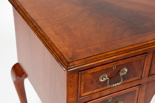 fig 3. Quality Antique Mahogany Desk Lowboy