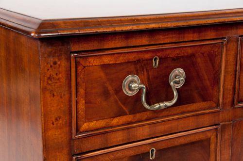 fig 4. Quality Antique Mahogany Desk Lowboy