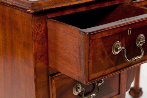 fig 5. Quality Antique Mahogany Desk Lowboy