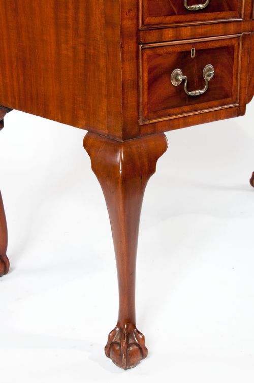 fig 6. Quality Antique Mahogany Desk Lowboy