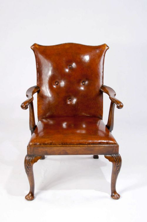 fig 5. Good Quality 1920's Walnut Armchair by Tozer