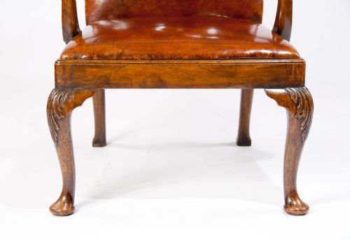 fig 6. Good Quality 1920's Walnut Armchair by Tozer