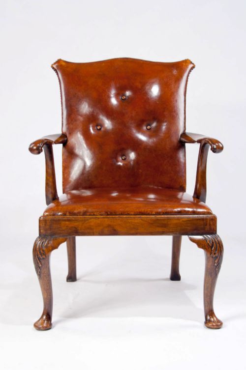 fig 7. Good Quality 1920's Walnut Armchair by Tozer