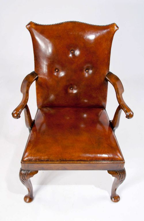 fig 8. Good Quality 1920's Walnut Armchair by Tozer