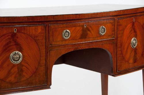 fig 5. A late 19th Century Mahogany Bow Sideboard