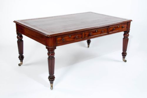 fig 1. Antique Partners Writing Table By M Wilson