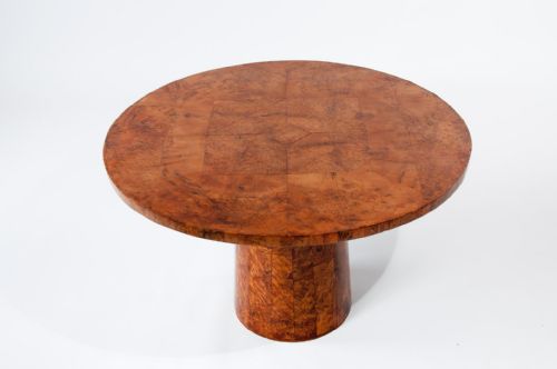 fig 2. Art Deco Round Thuya Wood Coffee Table