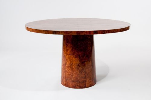 fig 3. Art Deco Round Thuya Wood Coffee Table