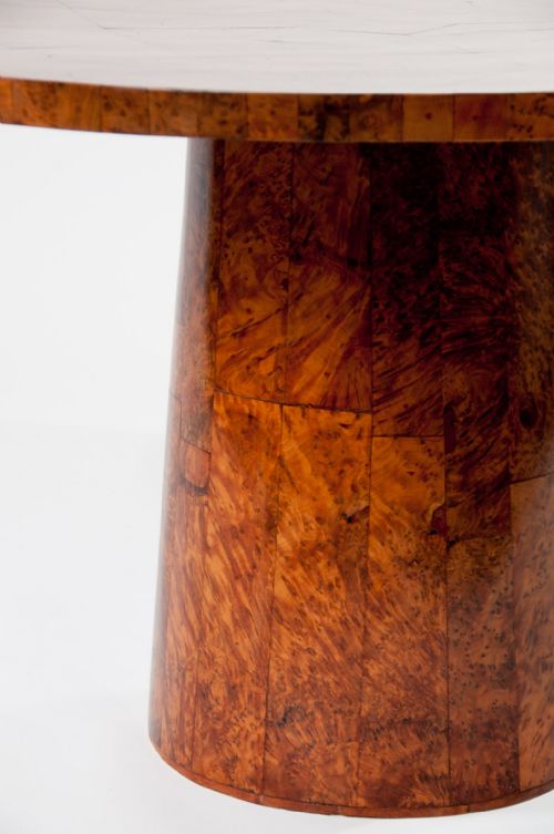 fig 4. Art Deco Round Thuya Wood Coffee Table