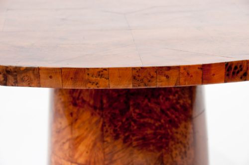 fig 5. Art Deco Round Thuya Wood Coffee Table