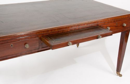 fig 5. Rare Georgian Partners Writing Table With Adjustable Writing Slopes
