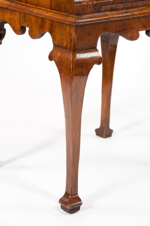 fig 4. Late 19th Century Walnut Bureau On Stand