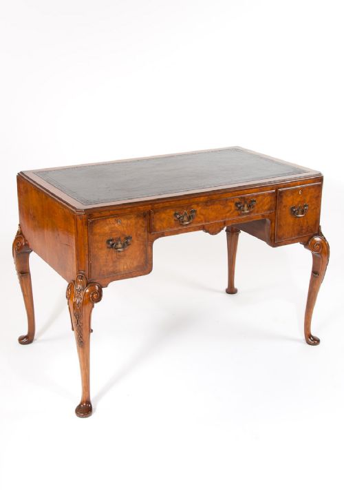 Quality Antique Burr Walnut Writing Desk