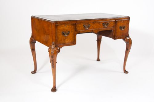 fig 2. Quality Antique Burr Walnut Writing Desk