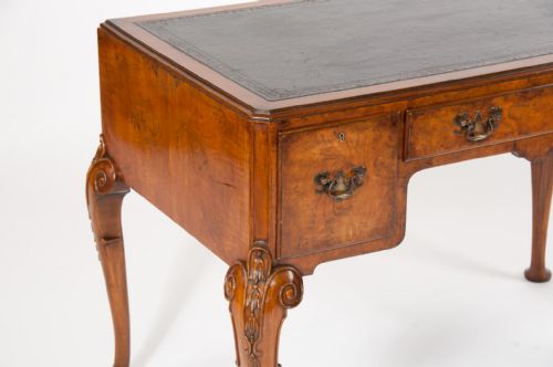 fig 4. Quality Antique Burr Walnut Writing Desk