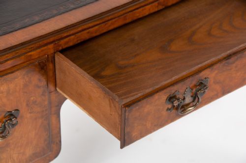 fig 6. Quality Antique Burr Walnut Writing Desk