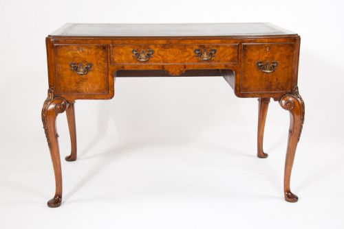 fig 9. Quality Antique Burr Walnut Writing Desk