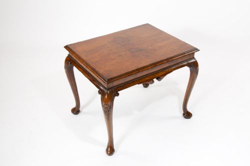 fig 2. Antique Walnut Coffee Table on Cabriole Legs